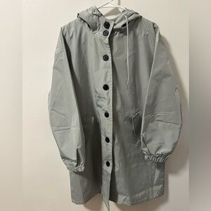 Women's Grey Windbreaker Jacket Medium